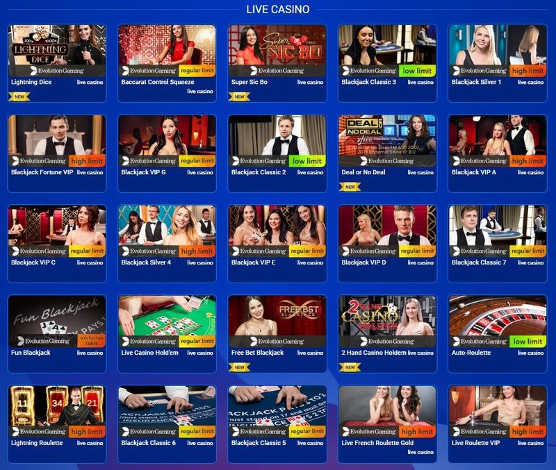 All British Casino Live Games