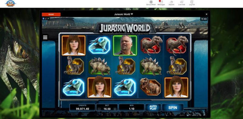 Jurassic World Online Slot