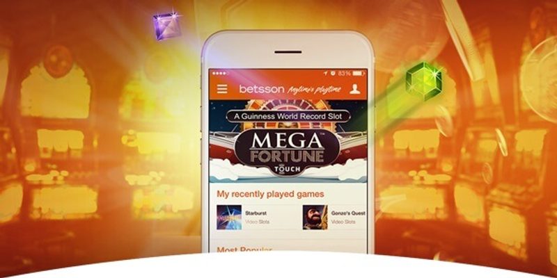 Betsson Casino Mobile Version
