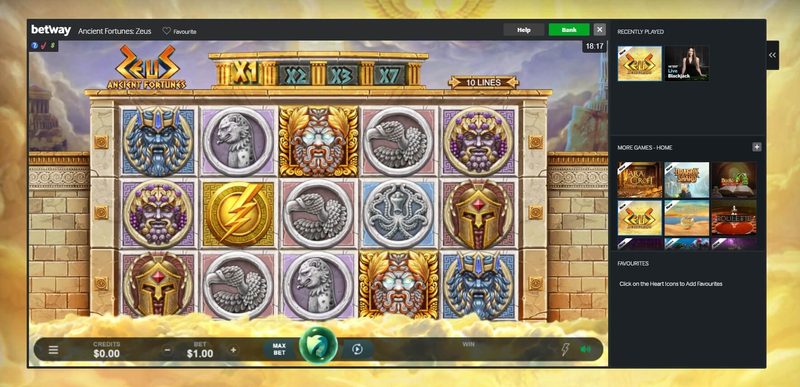 Zeus Ancient Fortunes Online Slot
