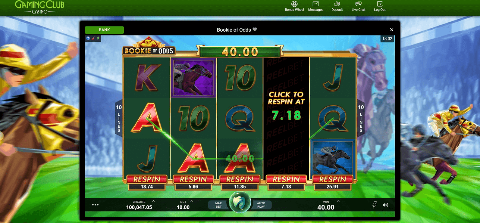 Bookie of Odds Online Slot