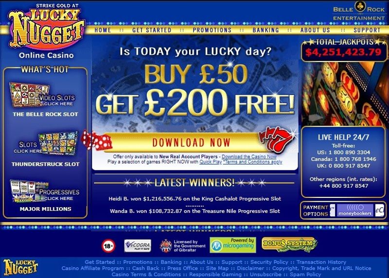 Lucky Nugget Back in 2007