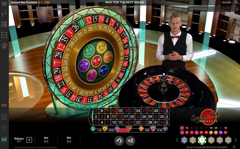 Spread Bet Roulette at Mansion Casino