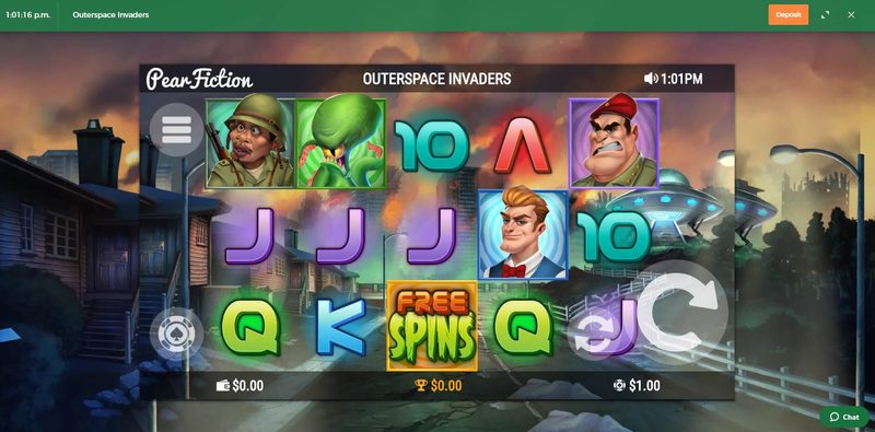 Outerspace Invaders Online Slot