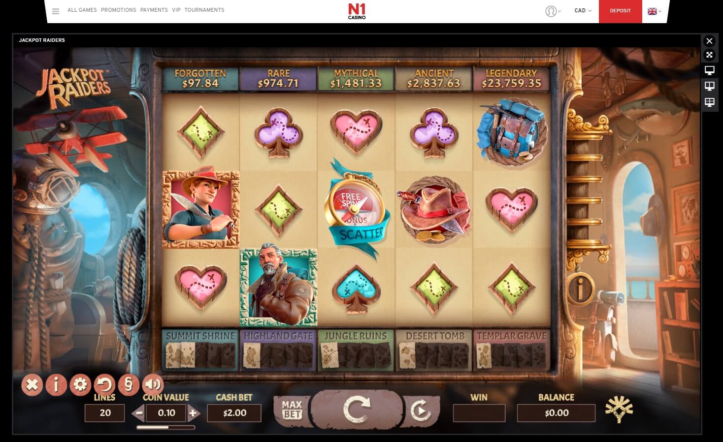 Jackpot Raiders Online Slot