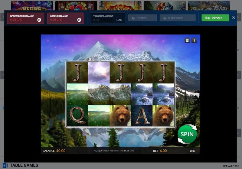 Spirit of the Wild Online Slot