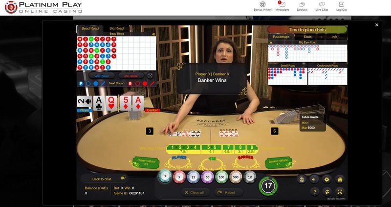 Live Knockout Baccarat