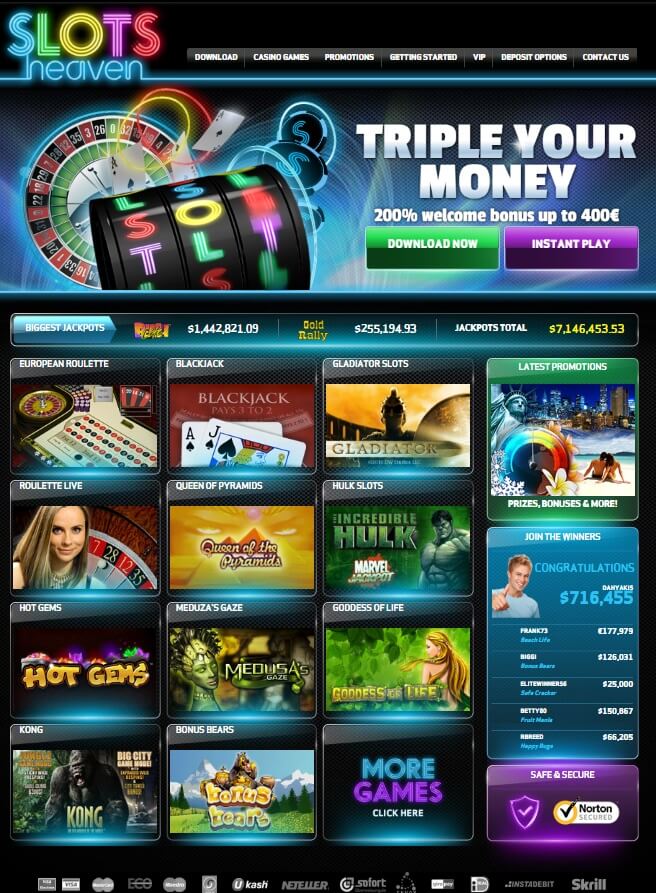 Slots Heaven Casino 2013