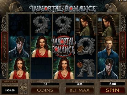 Microgaming Immortal Romanace Screenshot