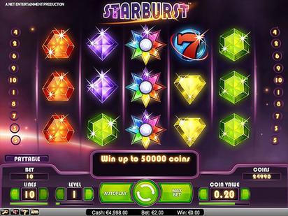 NetEnt Starburst Screenshot